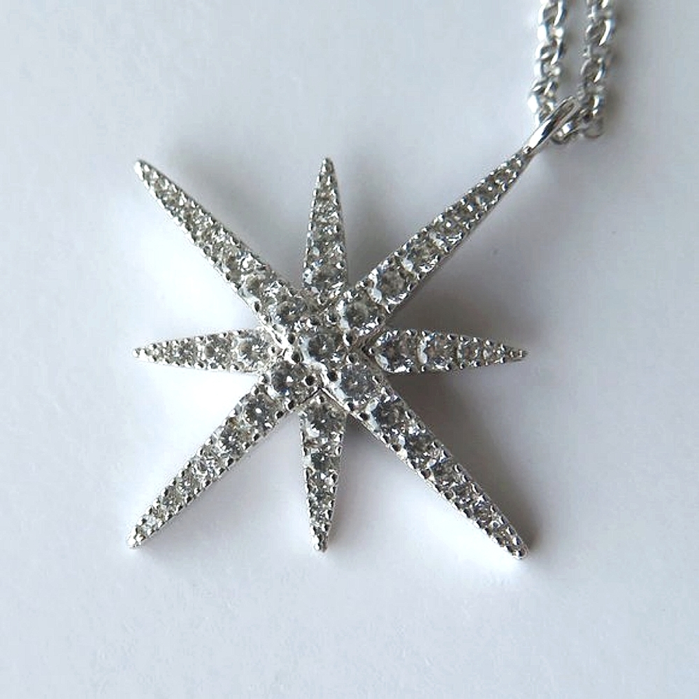 APM Monaco Sterling Silver Météorites Necklace